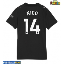 Manchester City Nico Gonzalez #14 Auswärtstrikot Frauen 2025-26 Kurzarm